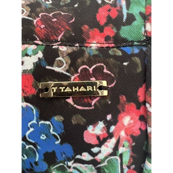 Tahari Women Skirt A line Flower Stretch Elastic Waist Small Size NWT - Picture 3 of 9